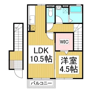 ローズコート・カノンⅡ B棟【2階】の間取り