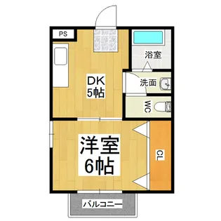メイキッス【101号室】の間取り
