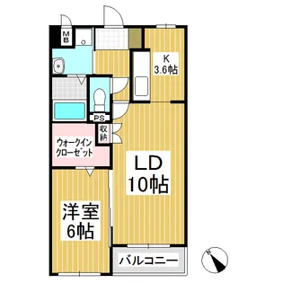 LAHAINA【2階】の間取り