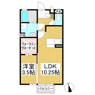 セジュールフレア【1階】の間取り