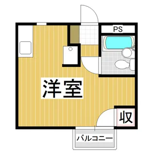 コーポ松岡ベース【201号室】の間取り
