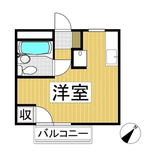 コーポ松岡ベース【201号室】の間取り