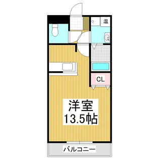 ville est【203号室】の間取り