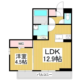 RIZIERE【207号室】の間取り