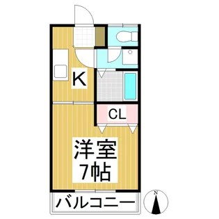 ベルクマンション【303号室】の間取り