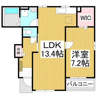 グランユウⅡ【102号室】の間取り