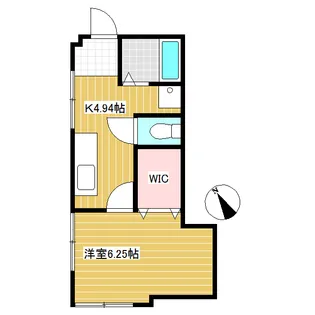 金山ビル【201号室】の間取り