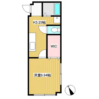 金山ビル【205号室】の間取り