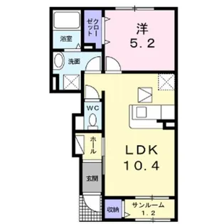 インスパイア【1階】の間取り