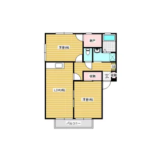 サンガーデンみずほ B【101号室】の間取り