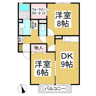ココ緑が丘【2階】の間取り