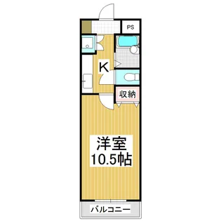 メゾン白板【3階】の間取り