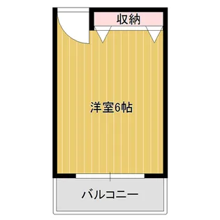 信濃開発アパート【202号室】の間取り