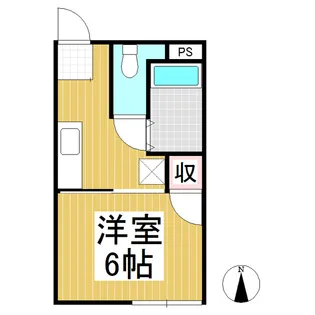 THコーポ【104号室】の間取り