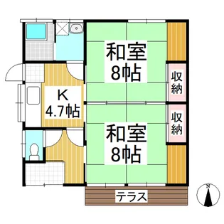 長野県長野市南堀【一戸建】の間取り
