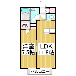 cier clair(シェル クレール)【205号室】の間取り