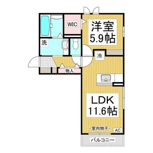 チャスレジデンスII【3階】の間取り