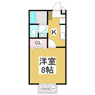 Maison West【103号室】の間取り