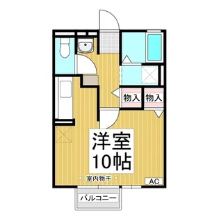 セジュール山岸【103号室】の間取り