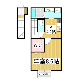 Sesto(セスト)【2階】の間取り