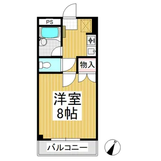 メゾン・ドゥ・ジャスミン【105号室】の間取り