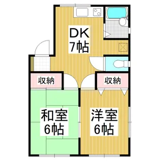 コーポ展望【101号室】の間取り