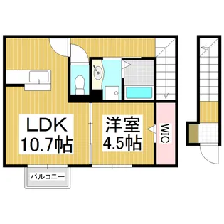 Ruler【202号室】の間取り