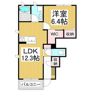 プロヌーブフィーリア【1階】の間取り
