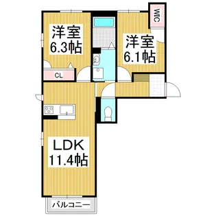 Yoshiex【201号室】の間取り