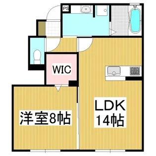ヴァンフォーレ塩嶺【1階】の間取り