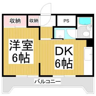 ハイツサンルート【402号室】の間取り