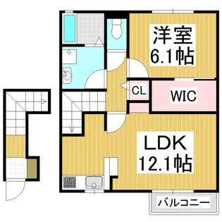 GLANZ B棟【2階】の間取り