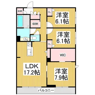 MASTTOWN Astraea【2階】の間取り