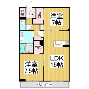 MASTTOWN Astraea【1階】の間取り