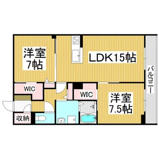 MASTTOWN Astraea【2階】の間取り