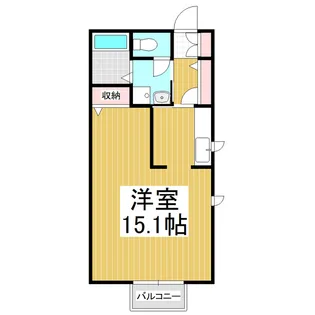 トレジャーハウス A棟【2階】の間取り
