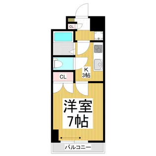 ダイアパレス長野大通りⅠ【518号室】の間取り