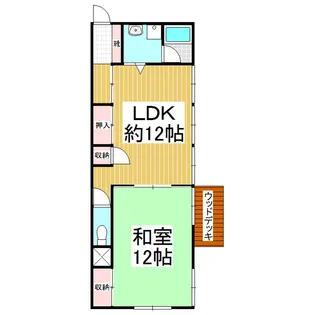 堀内アパート【103号室】の間取り
