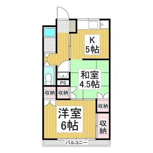 堀内アパート【201号室】の間取り