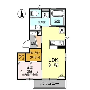 サンフェリーチェ【3階】の間取り