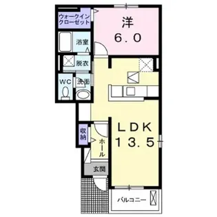 ヴィラ・アリーナ【1階】の間取り