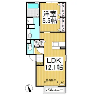 グランメゾンkei【2階】の間取り