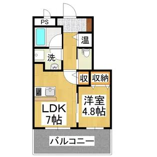 レジデンス高宮【103号室】の間取り
