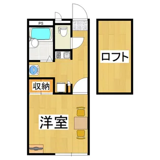 パティオ浅間【102号室】の間取り