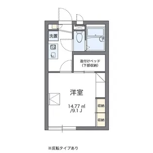 レオパレスオルディーレ【102号室】の間取り
