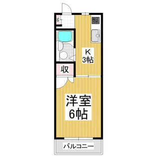コーポサカエ【2階】の間取り