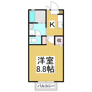 マルシェMIMURA B棟【1階】の間取り