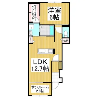 青峰館【1階】の間取り