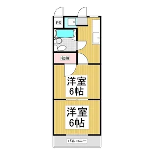 V・S・H橘【203号室】の間取り