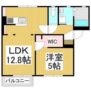 シャーメゾン大町B棟【2階】の間取り